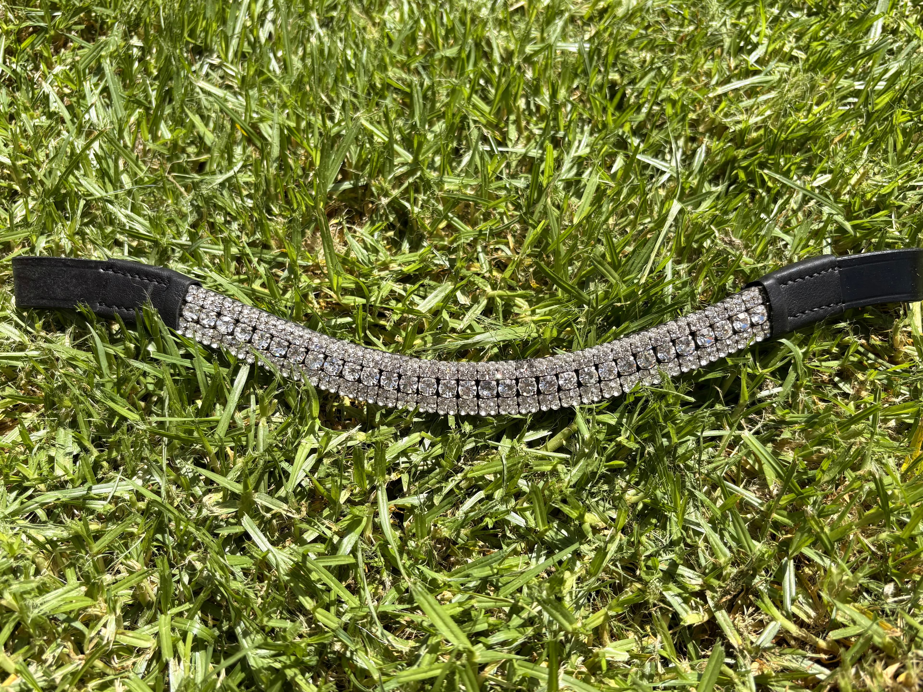 13” clear diamonte browband — image 1