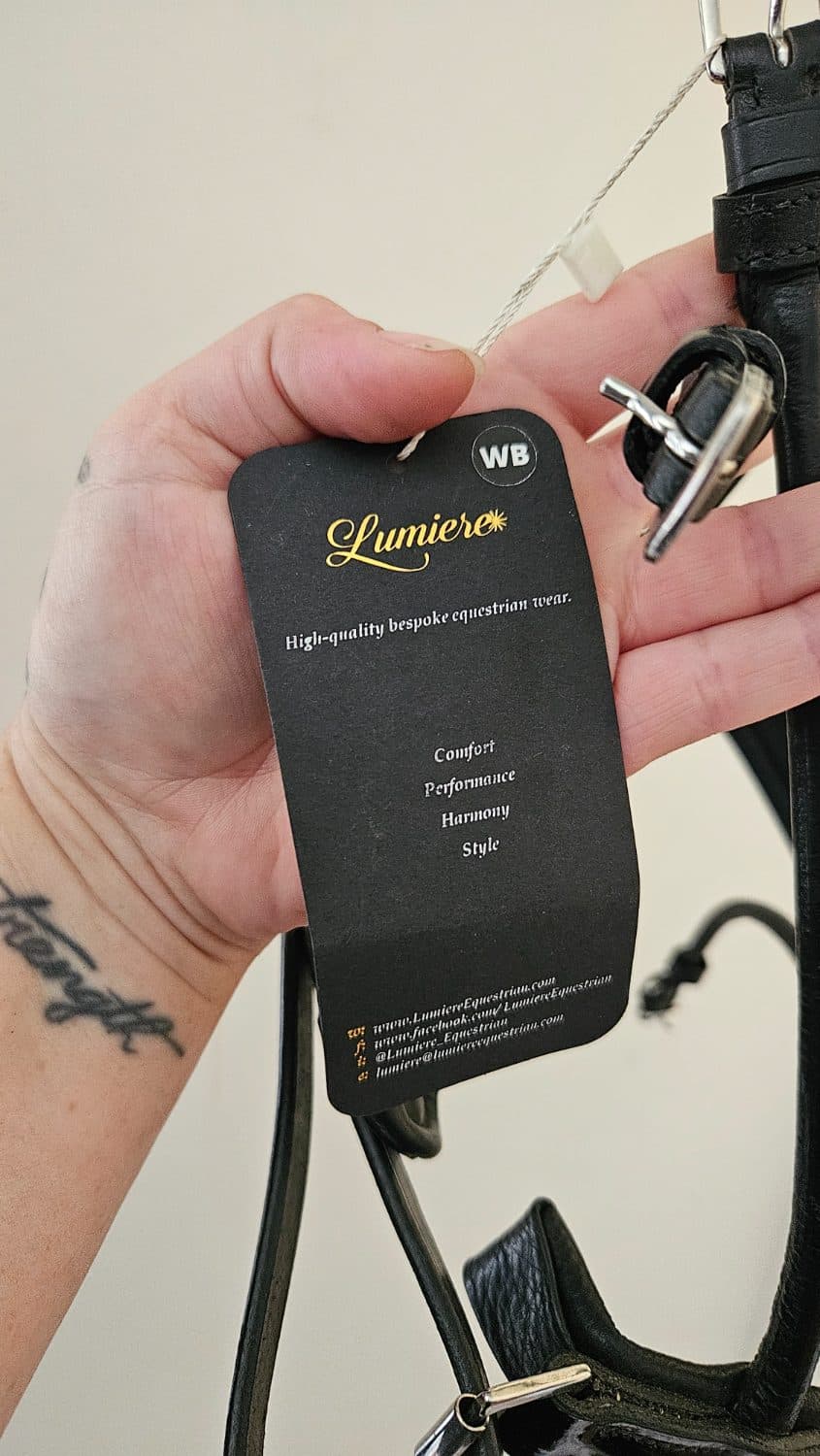 Lumiere Hanoverian noseband (rolled) - patent WB Size — image 1