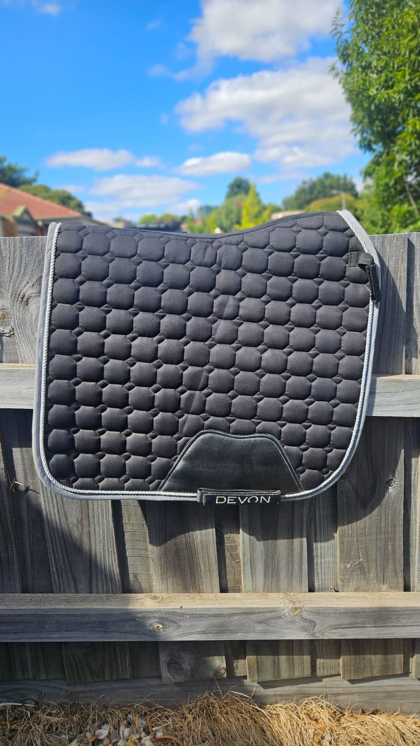 Devon Black Dressage Saddle Pad — image 1