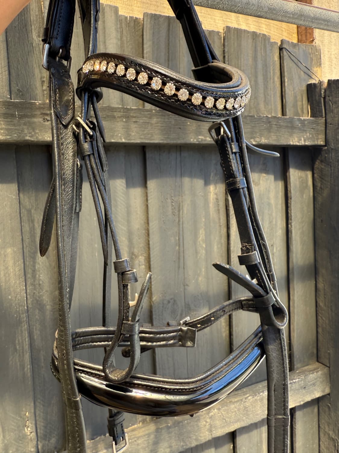 Black pony bridle — image 1