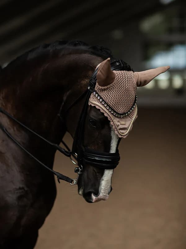 Equestrian Stockholm Champagne Ear Bonnet — image 1