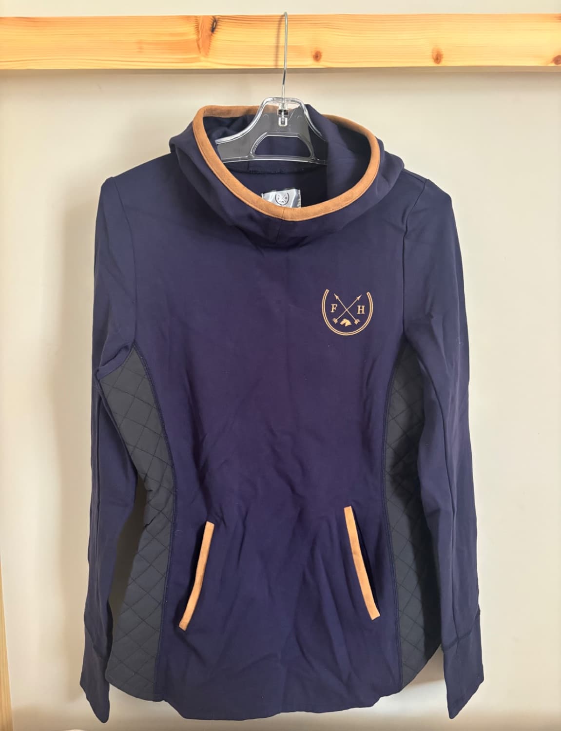 Navy Foxtrot Hoodie