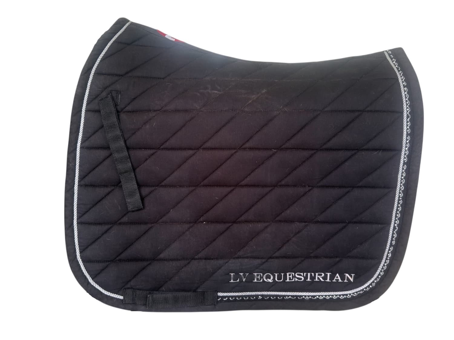LV Equestrian Dressage Saddle Pad - Black