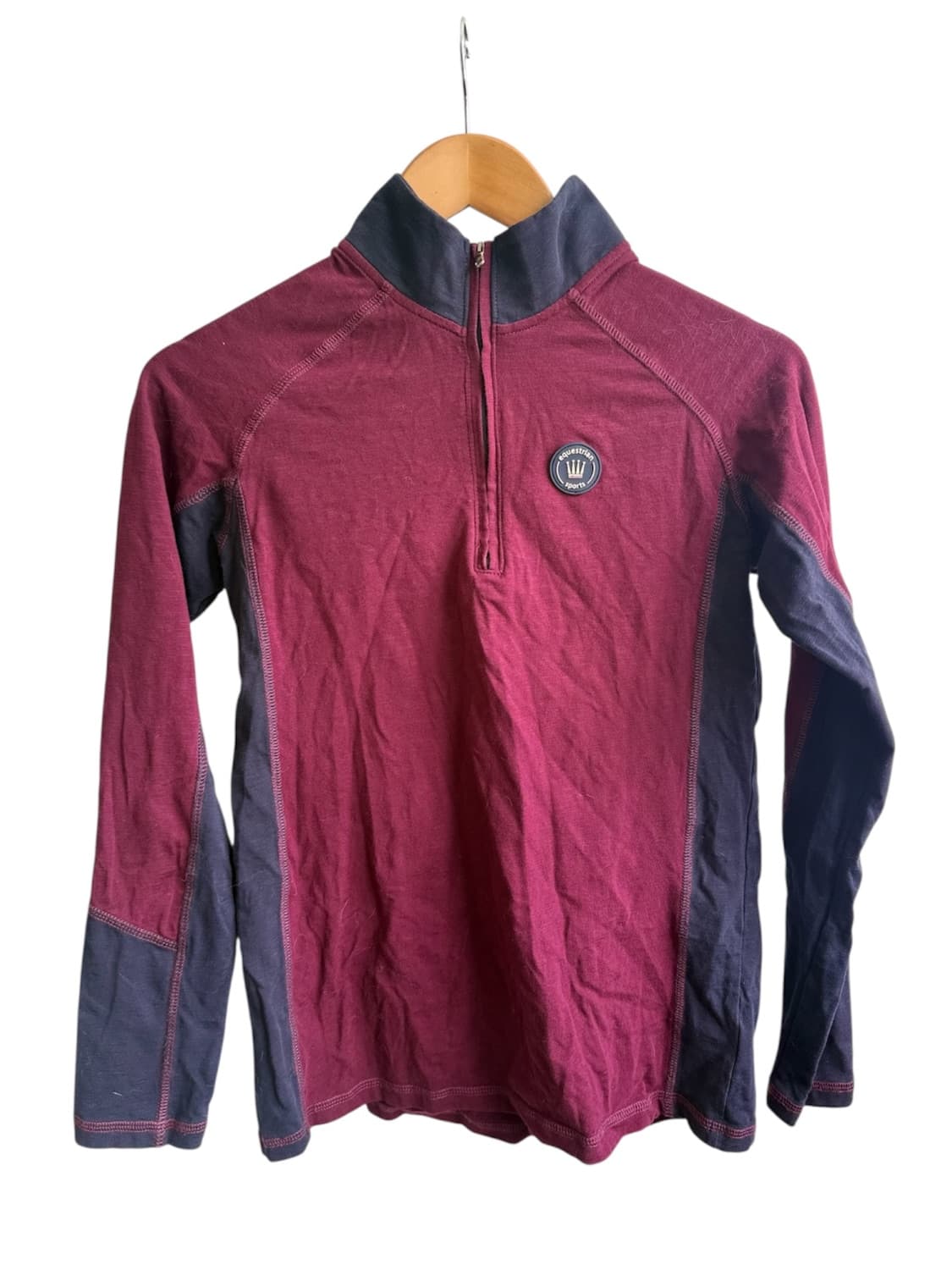 Spooks Base Layer - Maroon & Black — image 1