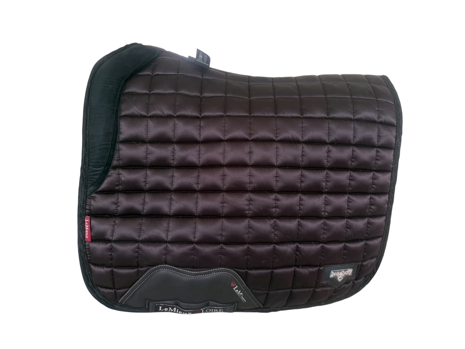 LeMieux Dressage Saddle Pad - Black Loire Satin
