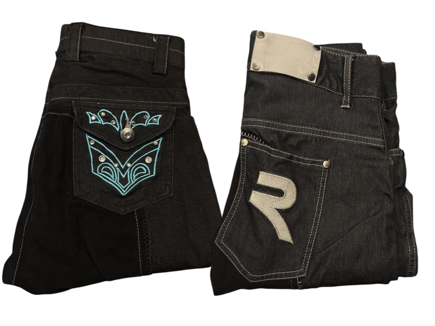 Breeches - Grey & Black