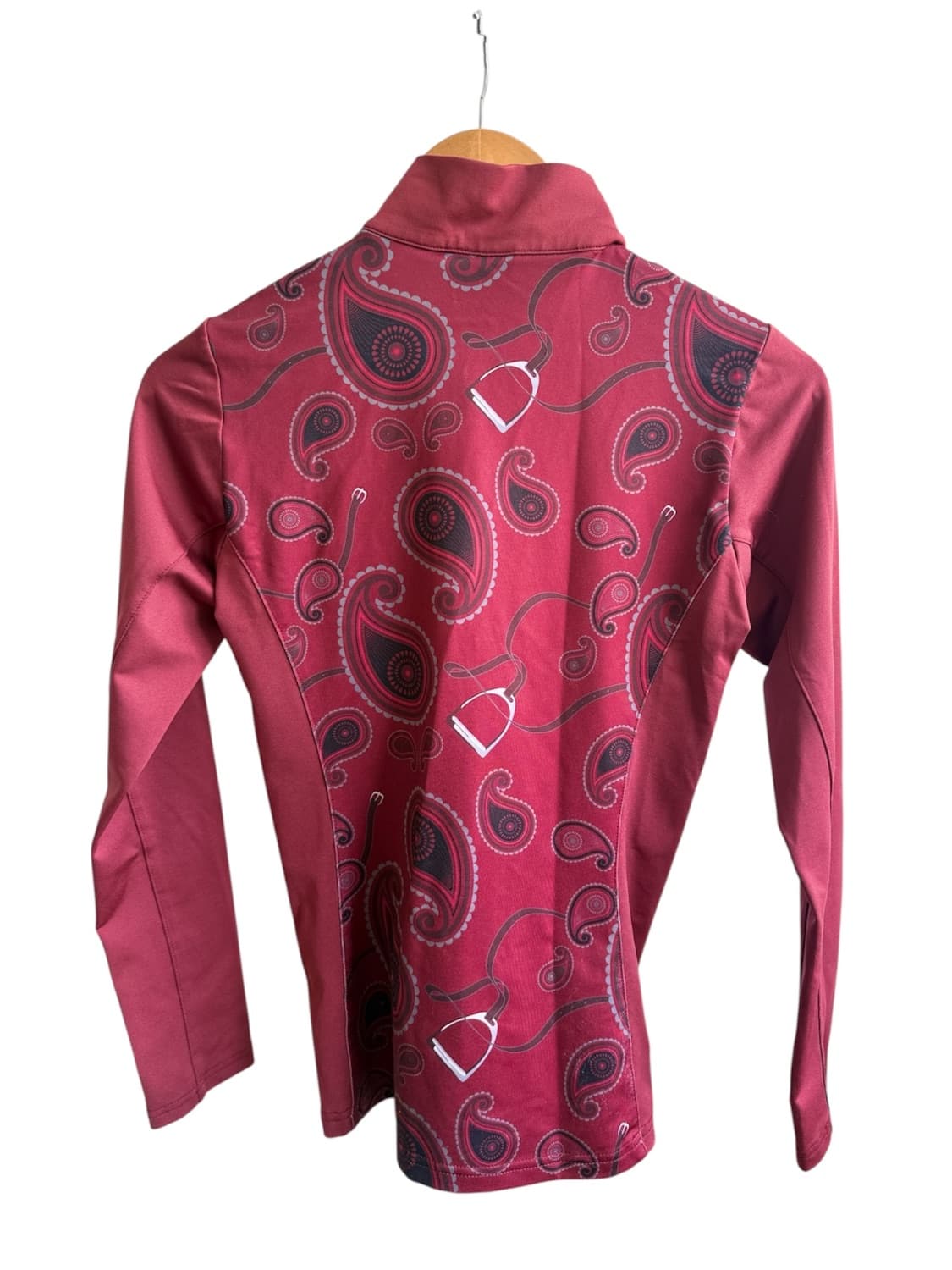 Arista Equestrian Base Layer - Maroon — image 1