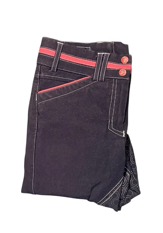 Ariat Navy & Red Breeches — image 1