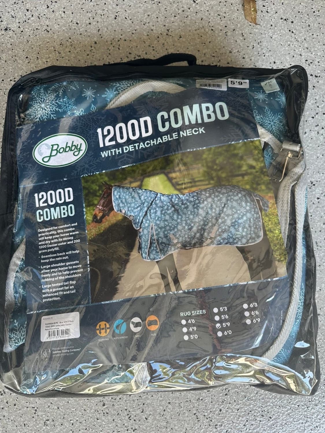 Bobby 1200D combo winter rug — image 1