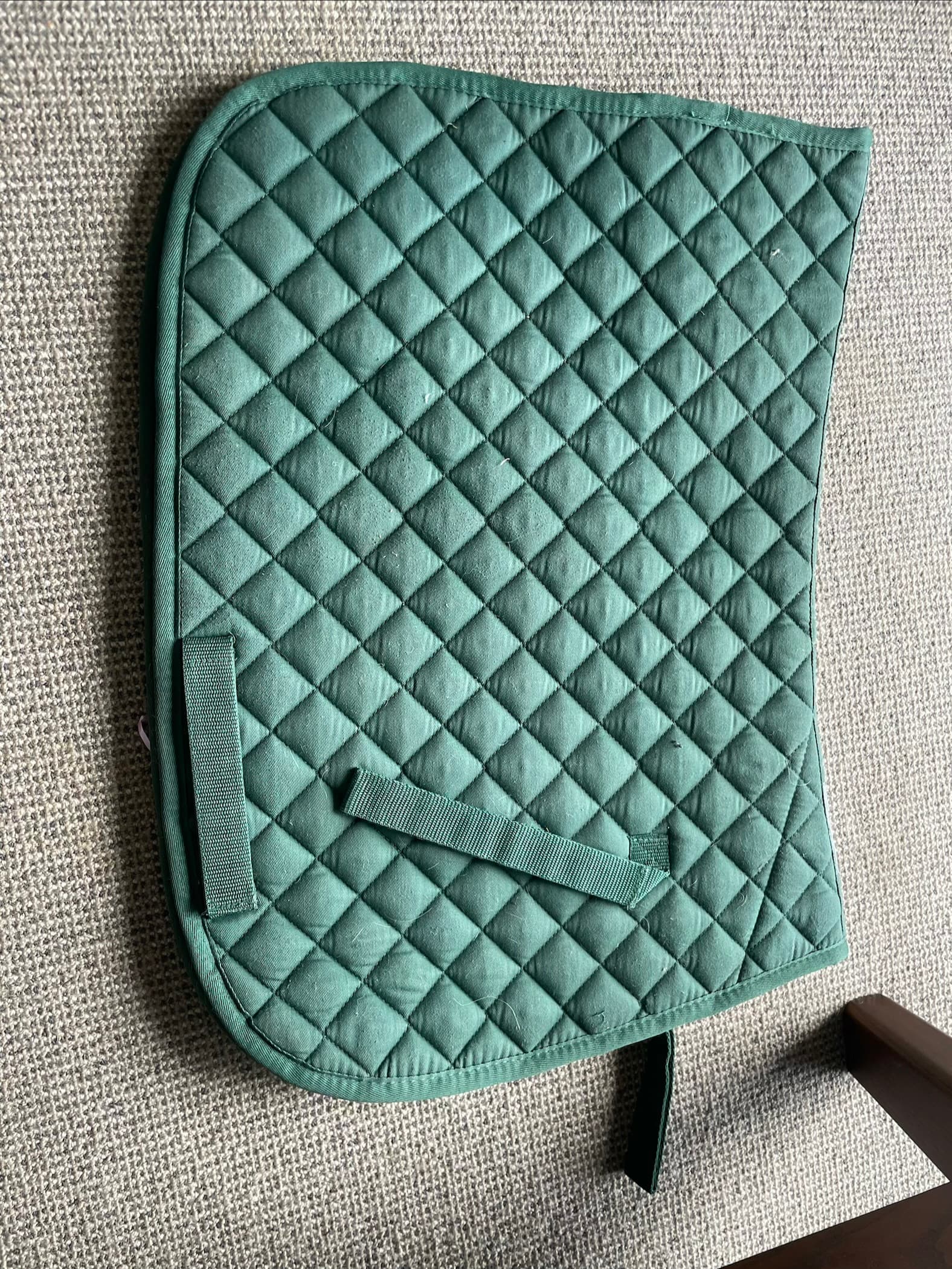 Roma hunter green saddle pad — image 1