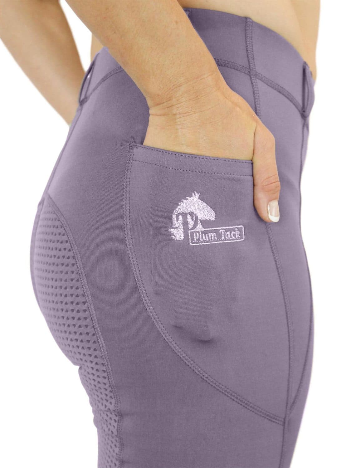 Plum tack Riding tights in Wisteria — image 1