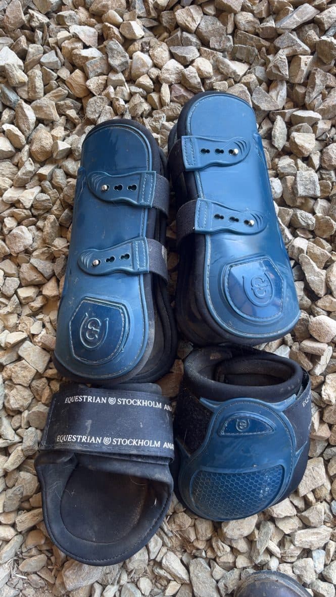 EQUESTRAIN STOCKHOLM jump boots set of 4 full size RRP$320 — image 1