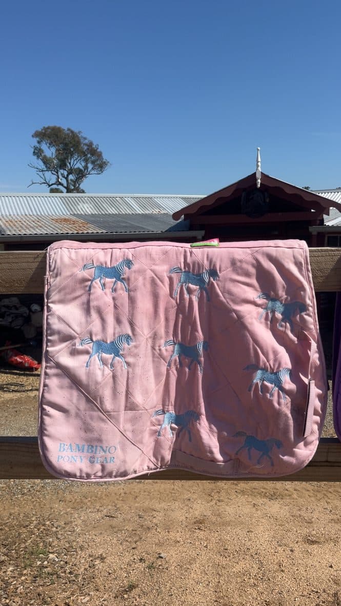 Pink full all purpose saddle pad RRP$75