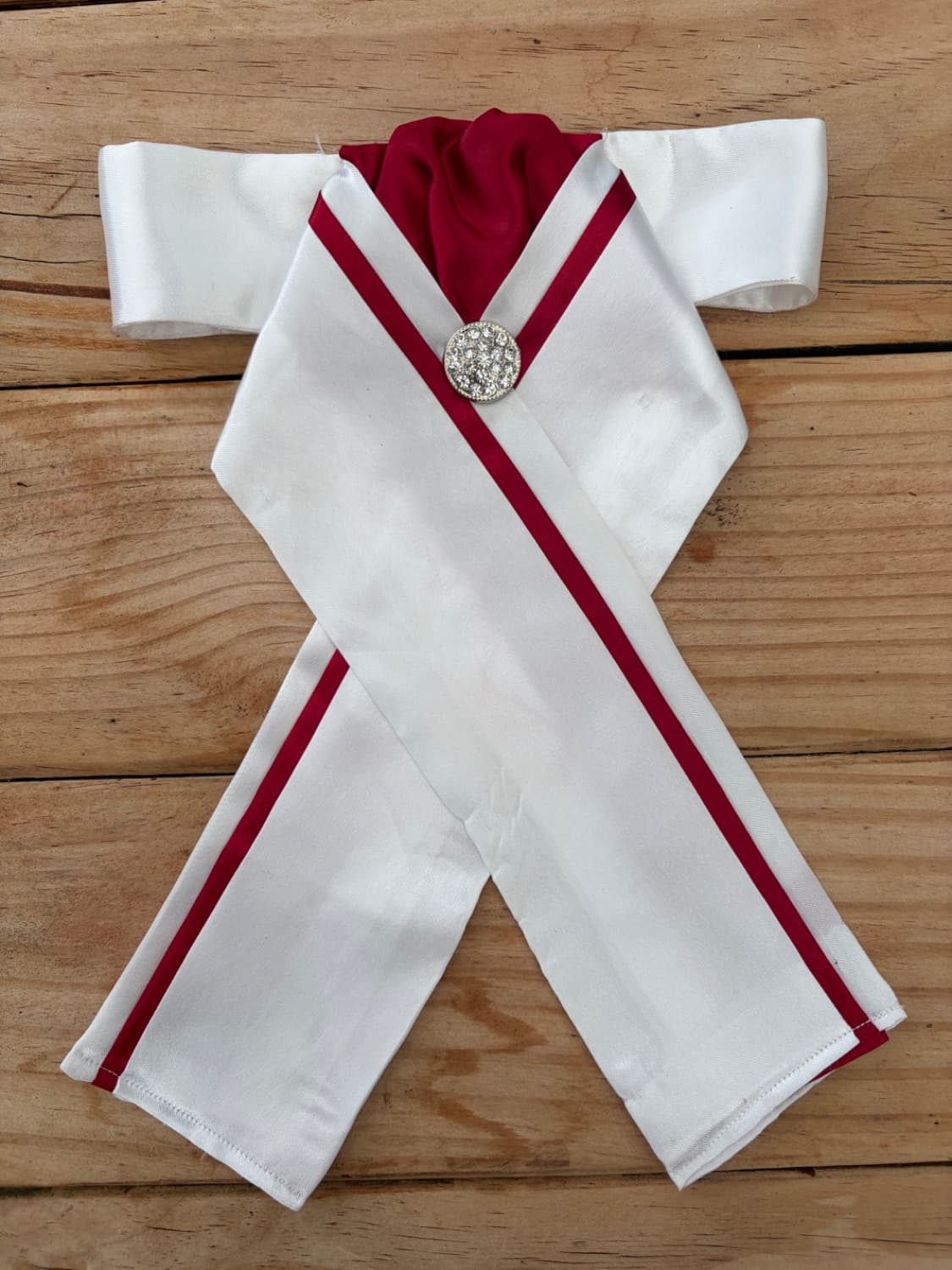 Satin stock tie — image 1