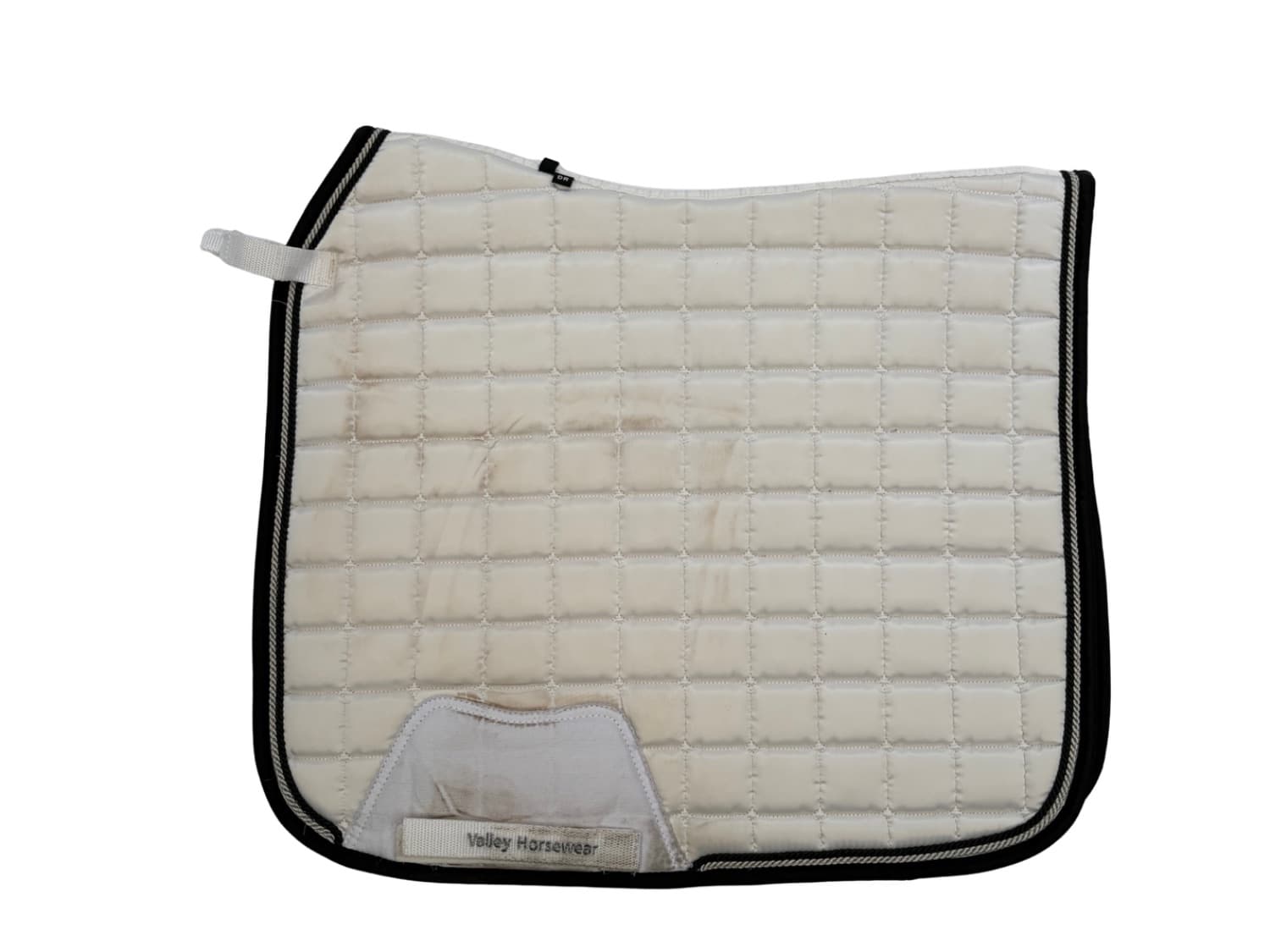 White dressage comp saddle pad — image 1