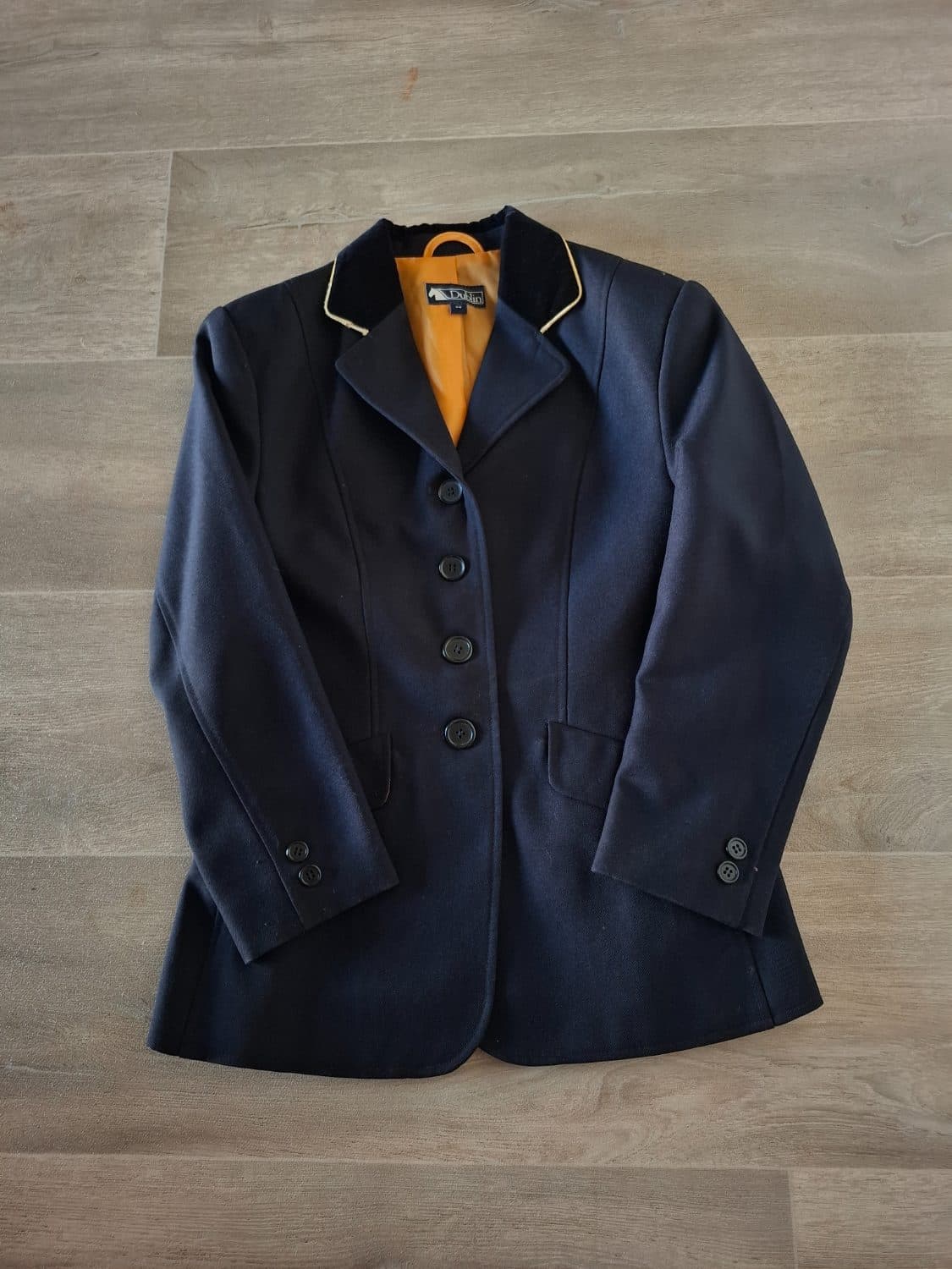 Dublin competition jacket, gold inlined — image 1