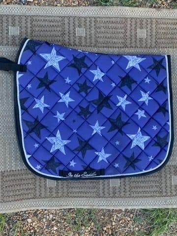 In the saddle dressage saddle pad