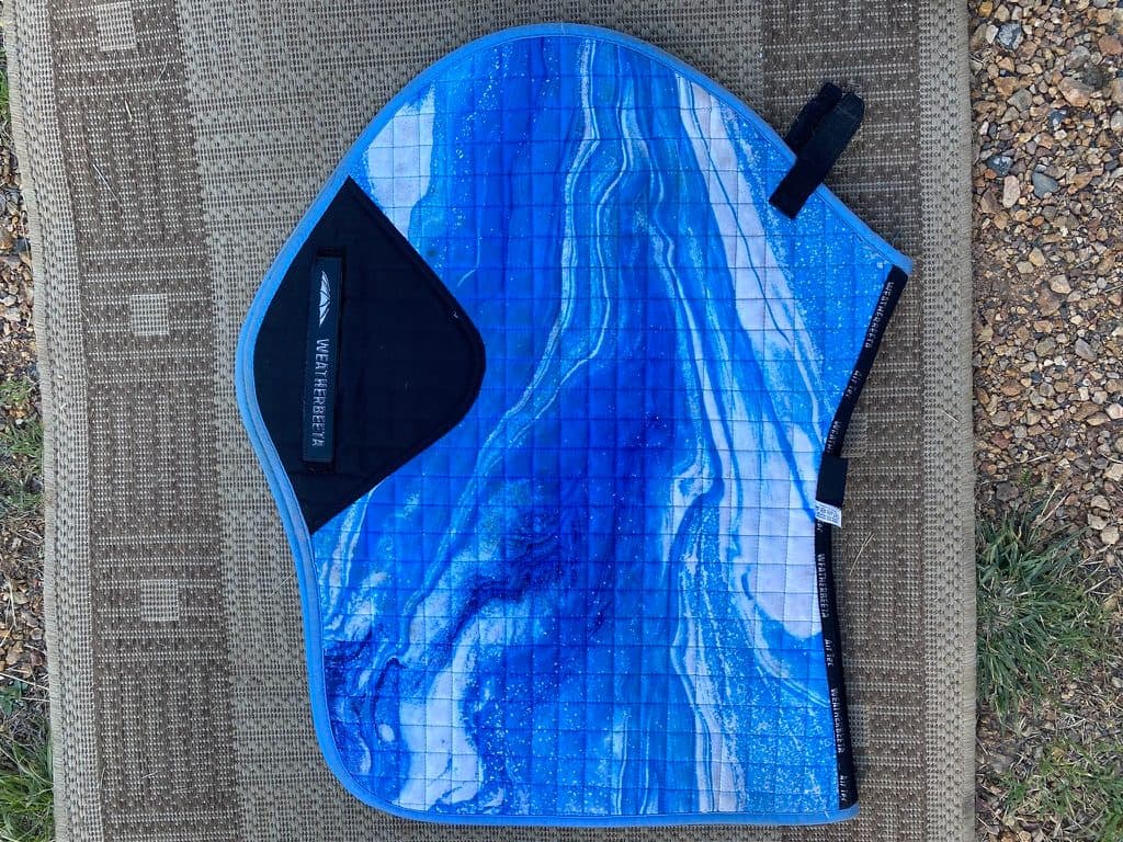 Weatherbeeta Blue Galaxy CC saddle pad