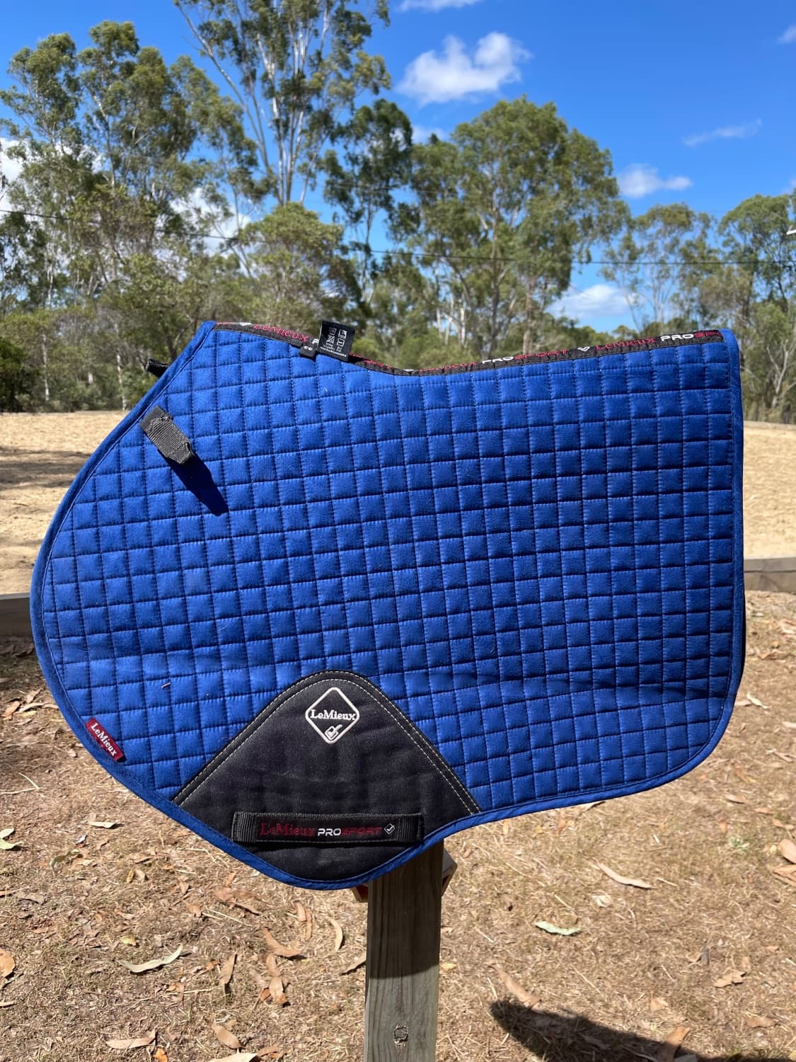 Lemieux Benetton Blue suede jump pad — image 1