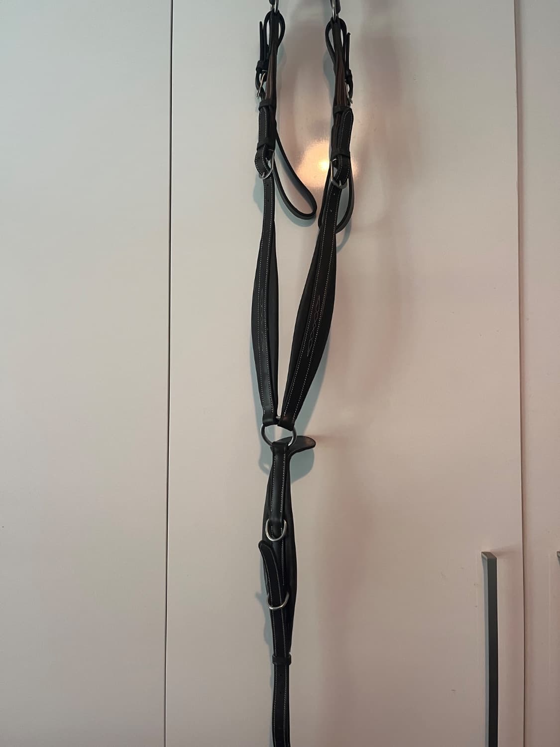 Exion Pro Havana Brown Leather Breastplate - Cob Size — image 1