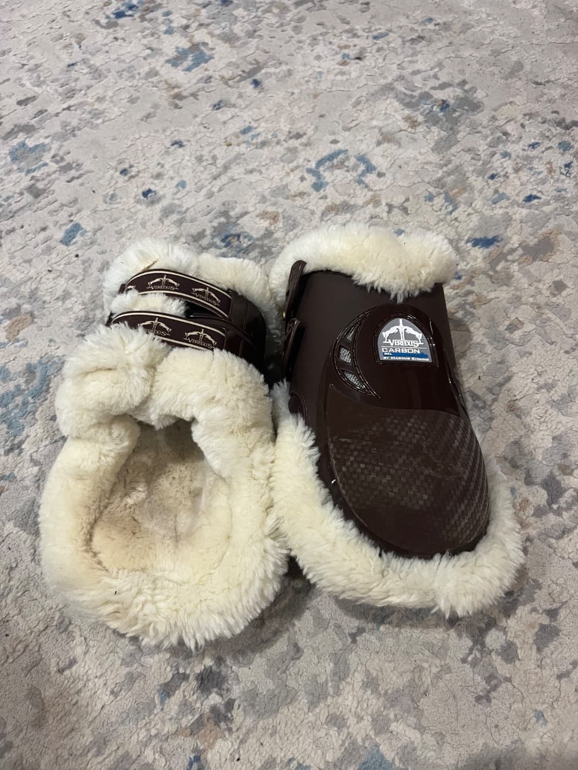 Brown Veredus STS Hind Boots - Full Size — image 1