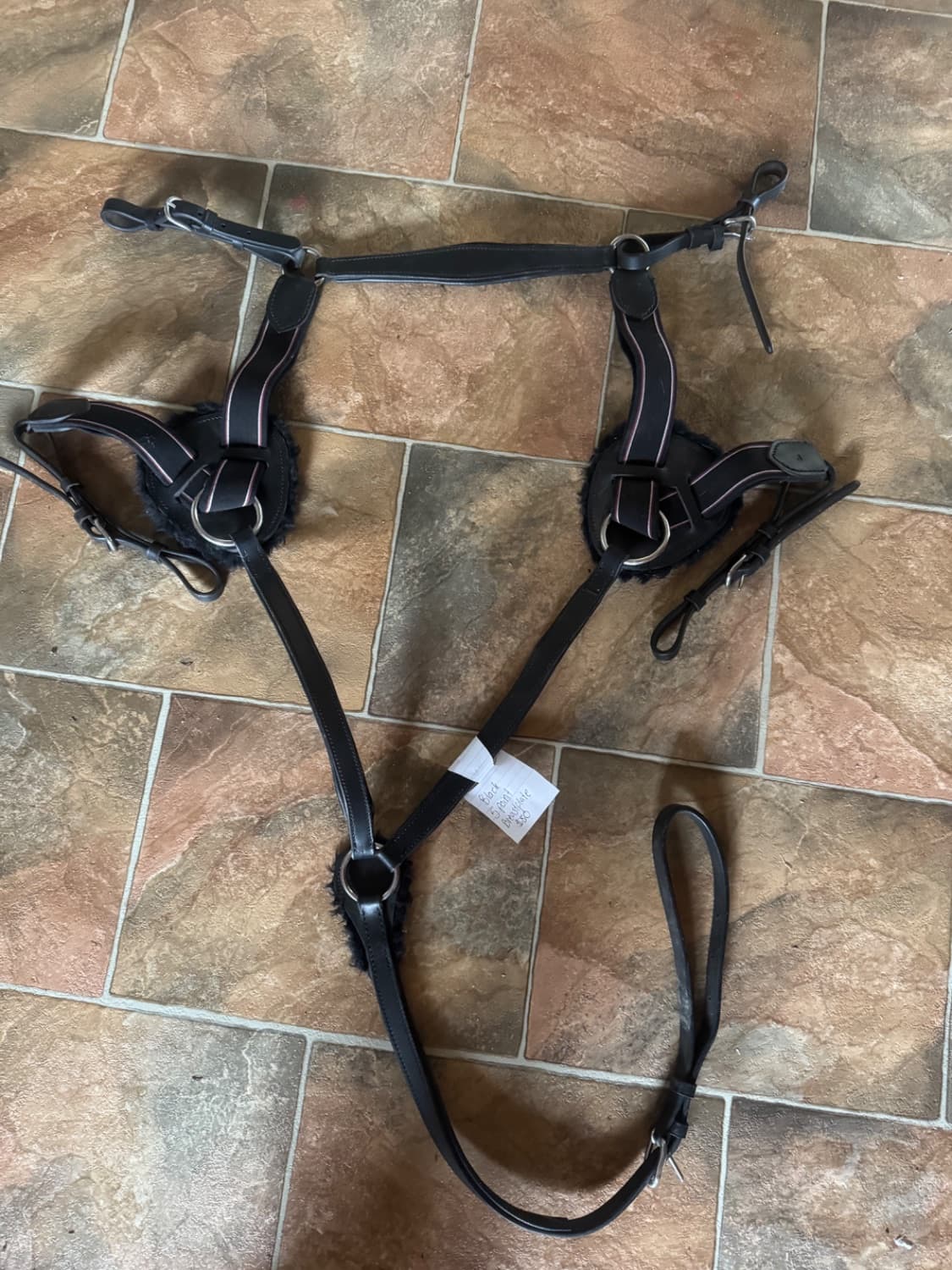 Black 5 point breast plate — image 1