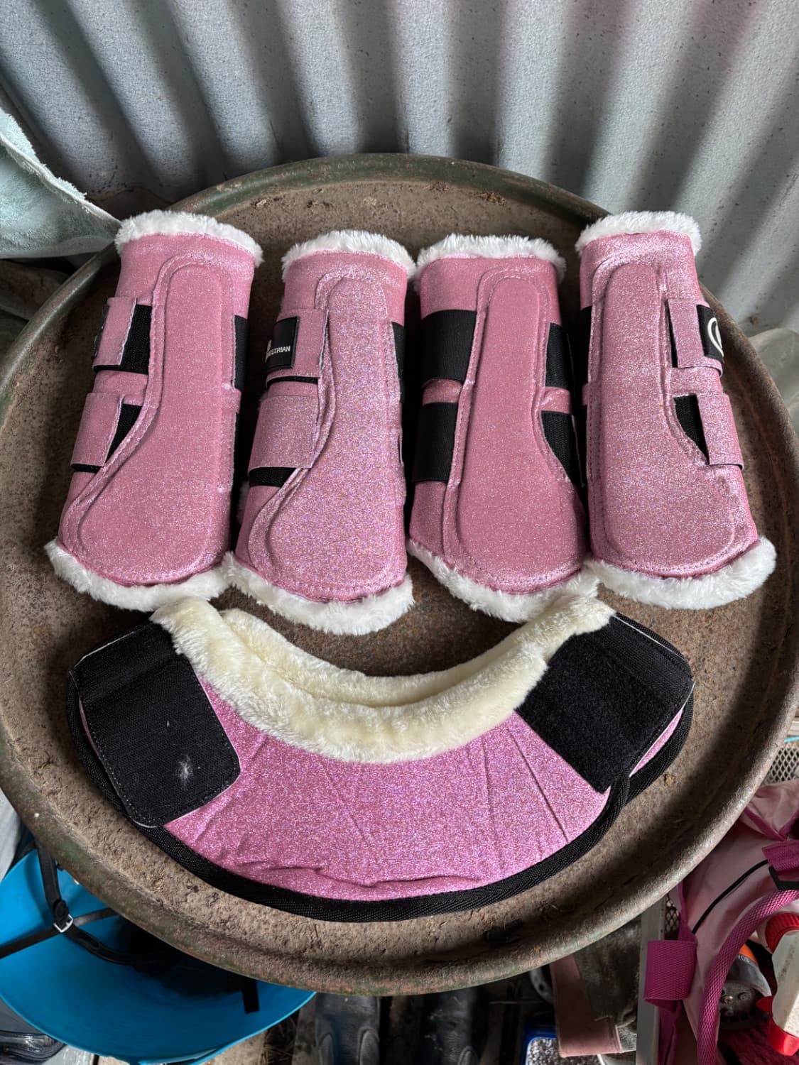 Pink Work Boot Set — image 1