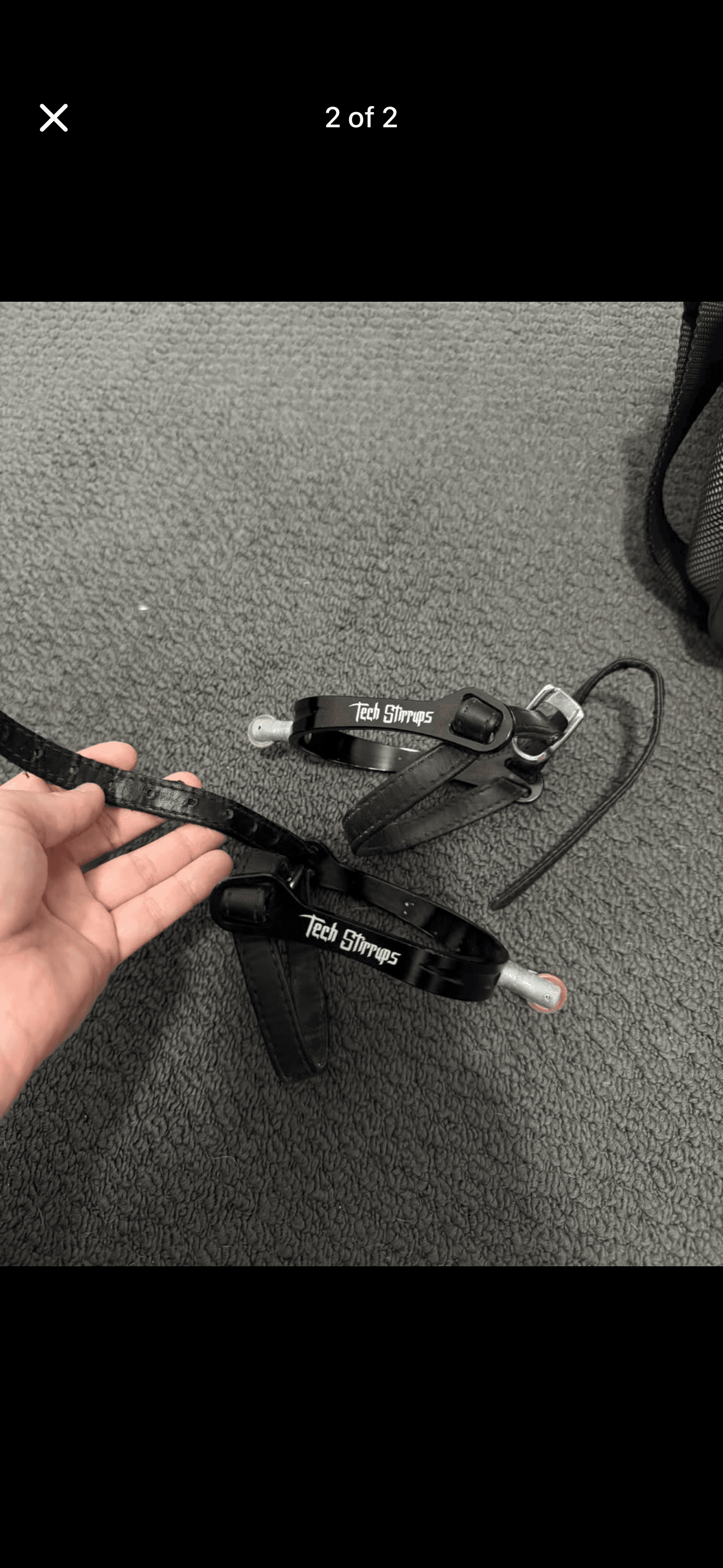 Tech stirrups Florence spurs/kieffer spur straps — image 1