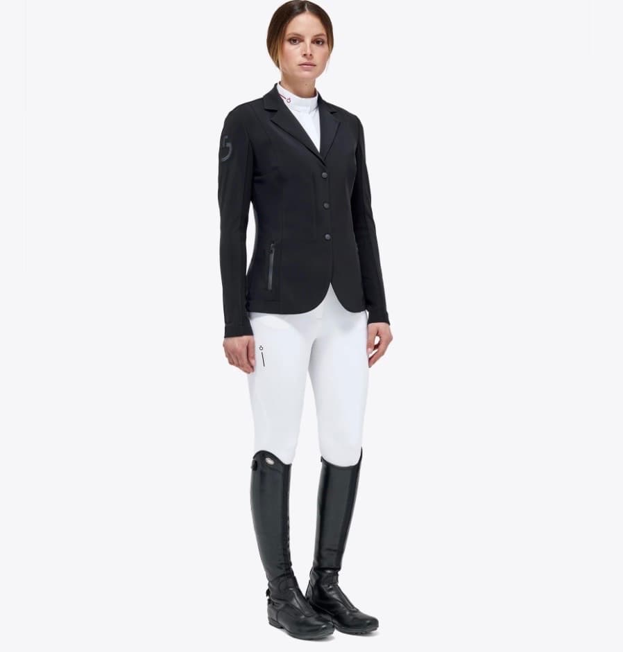 Cavalleria Toscana Tech Knit Riding Jacket - Navy — image 1