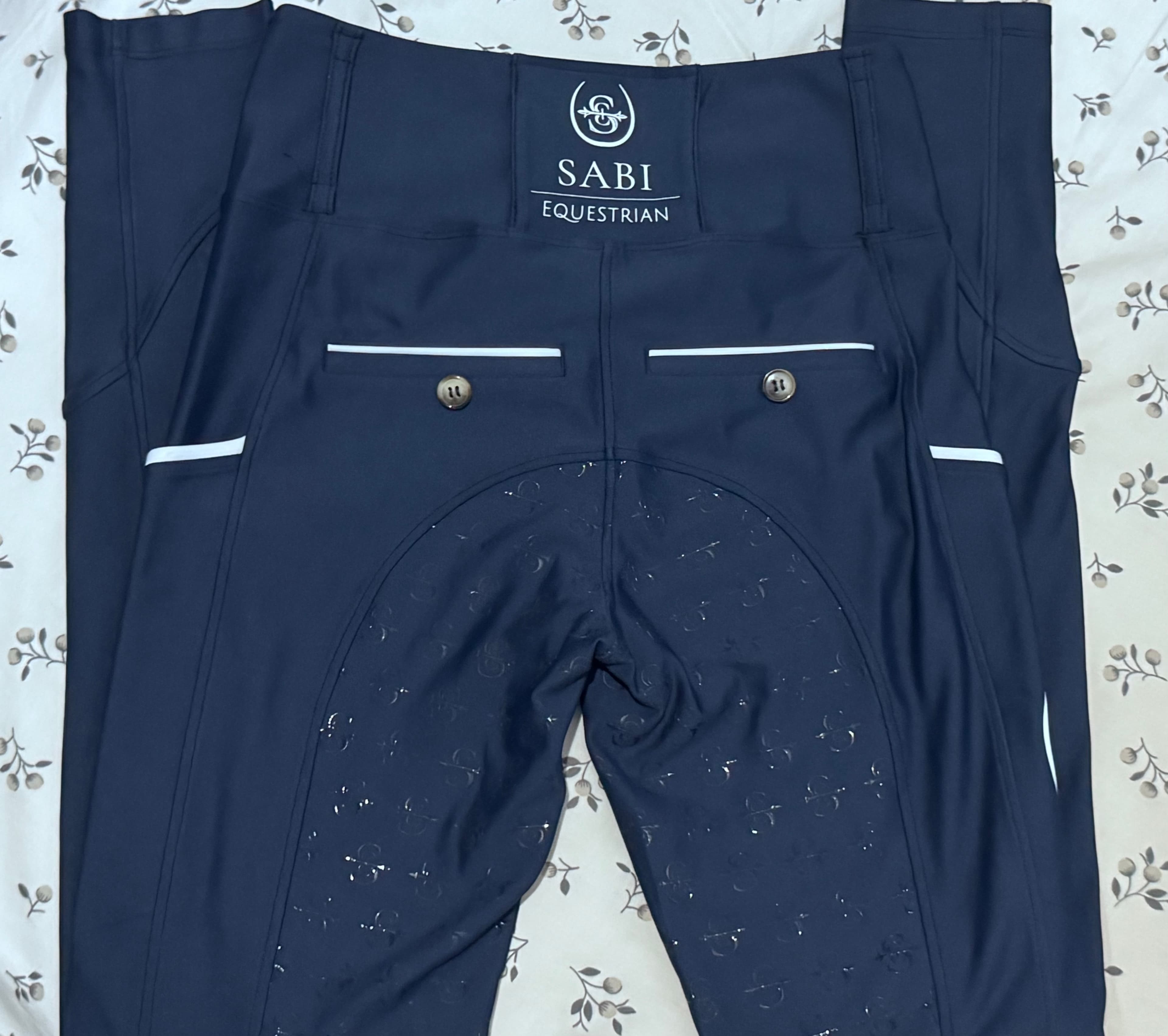 SABI EQUESTRIAN Sculpt Performance Hybrid Breeches: Azurite — image 1