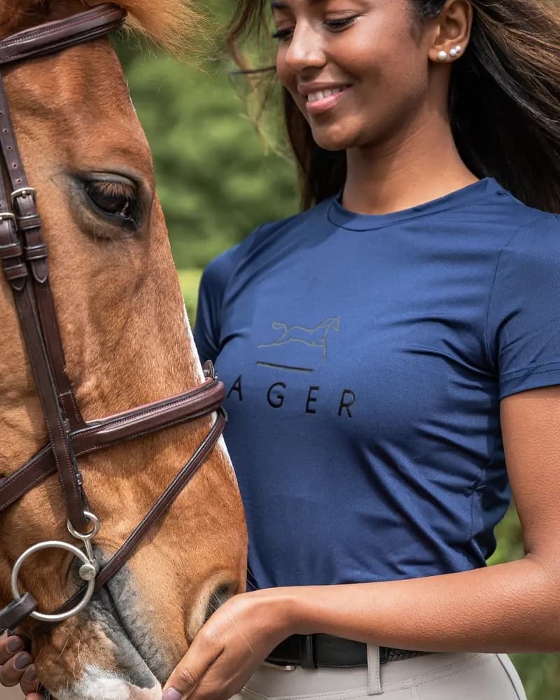 Navy Fager Tee — image 1