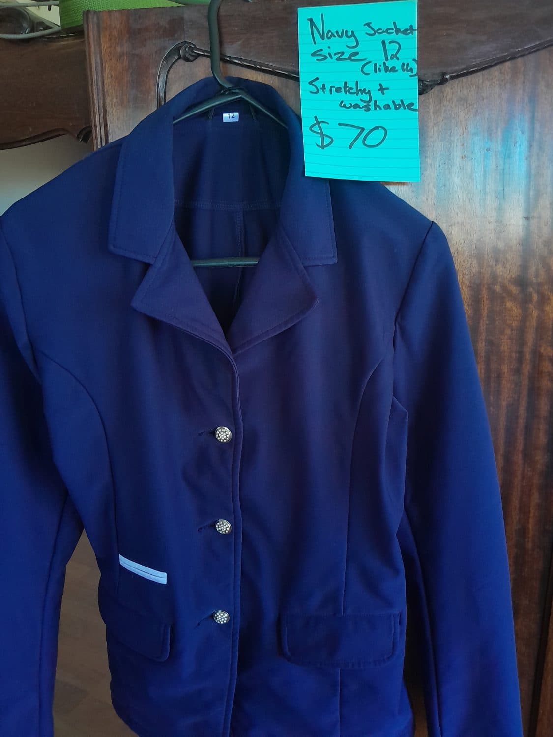 Unbranded navy show jacket size 12 (fits like a 14) — image 1