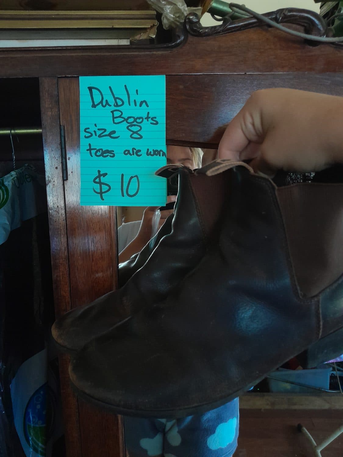 Dublin boots size 8 (toes are quite worn) — image 1