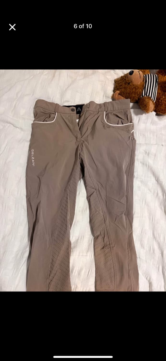 Delzani Beige Tights/Breeches — image 1