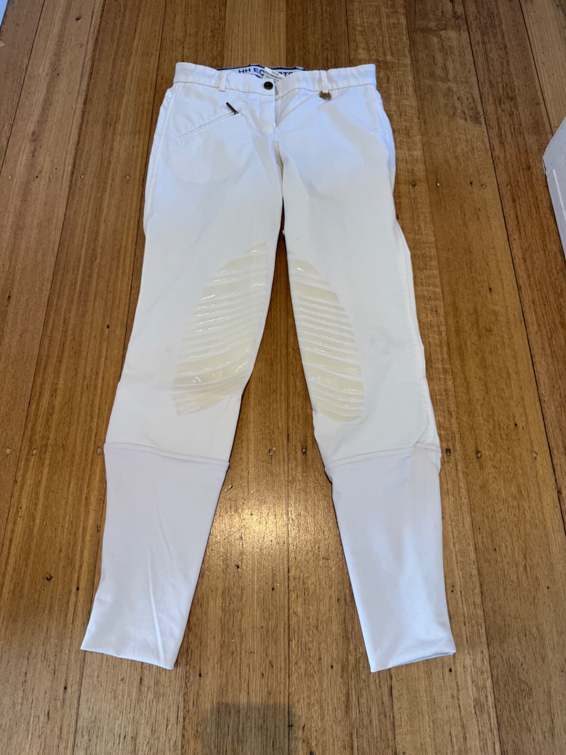 HLH Equestrian White Competition Breeches Sz 10 — image 1