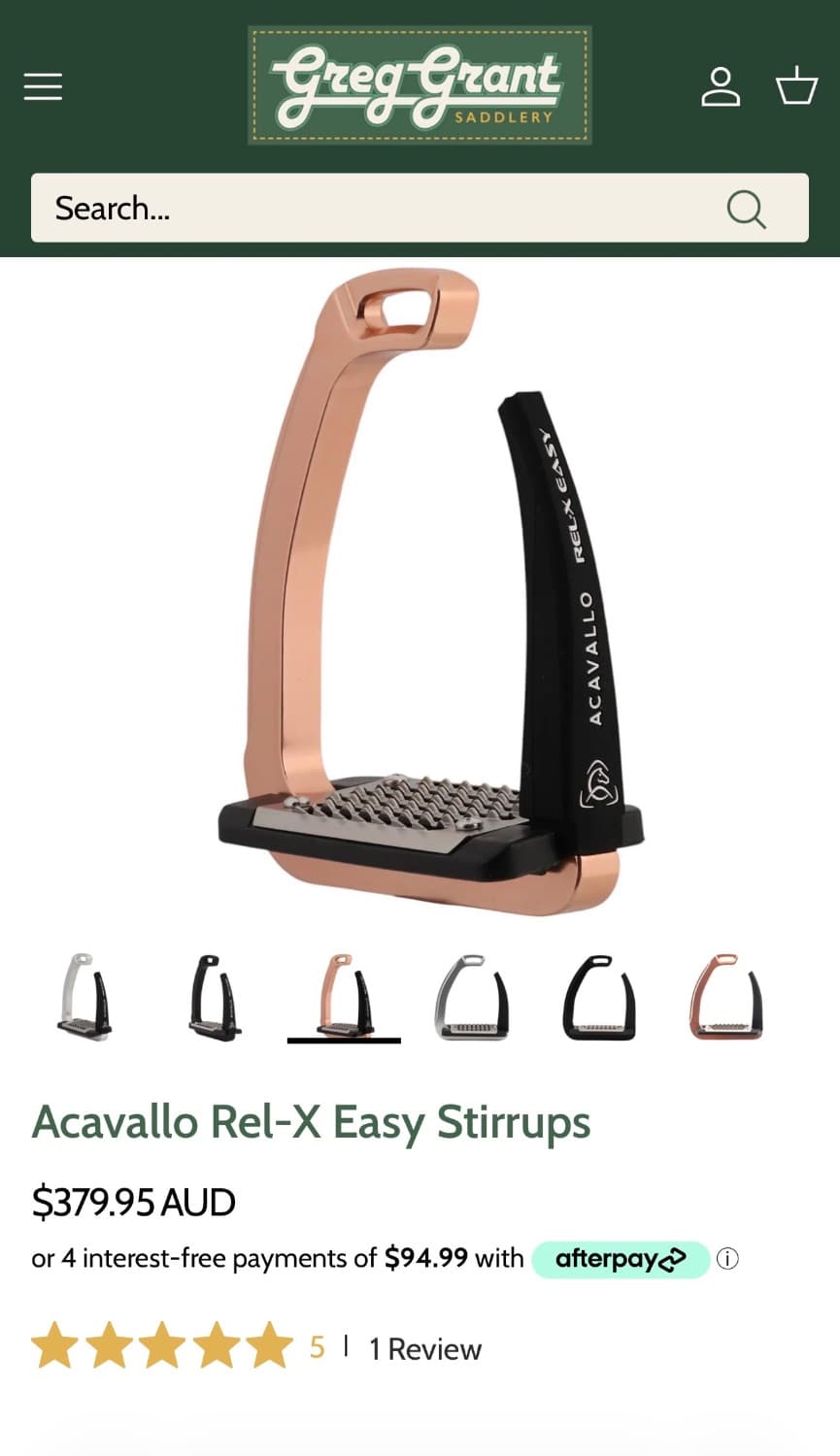 Acavallo Rel-X Easy Stirrups — image 1