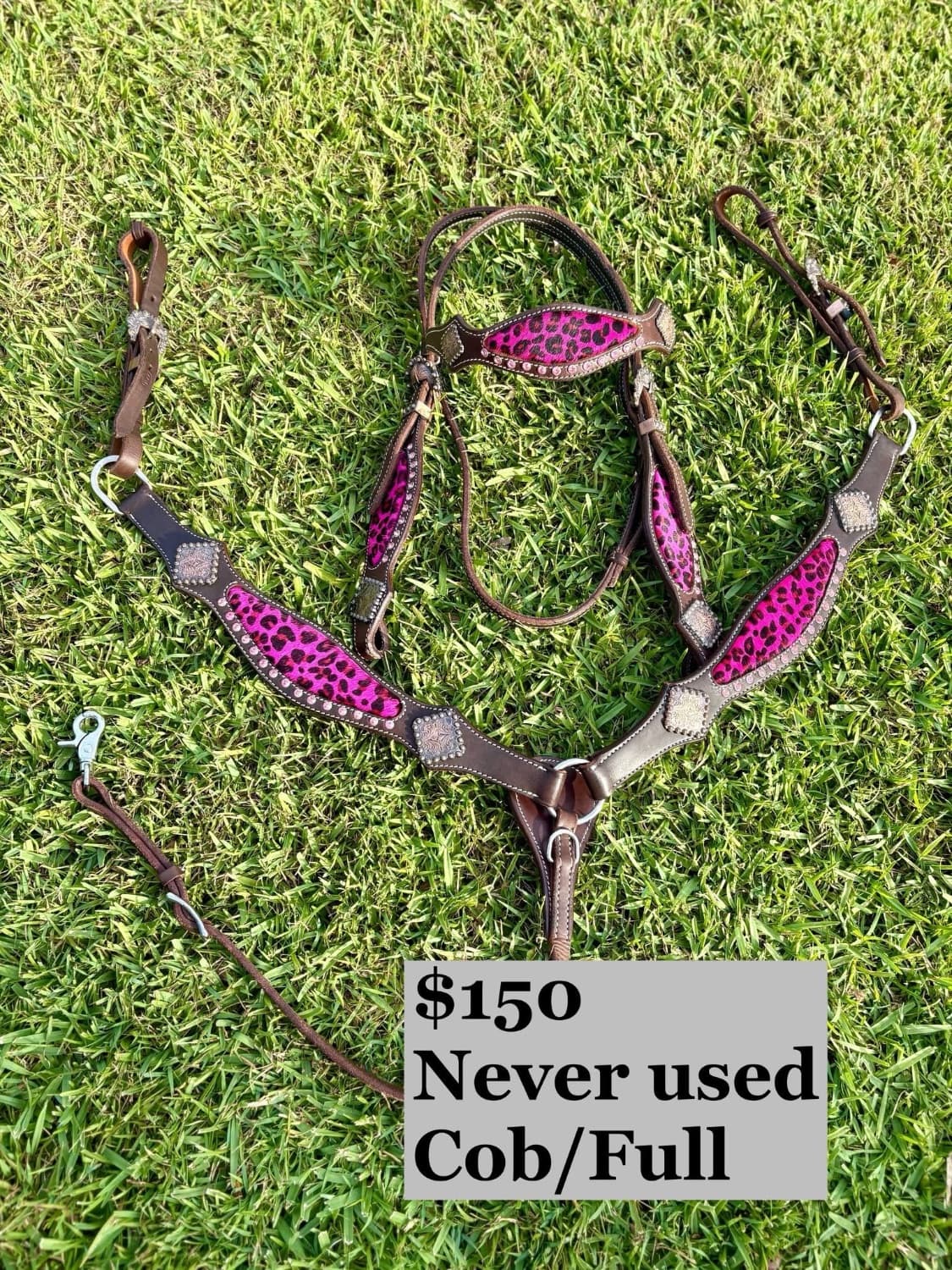 Pink Leopard Tack Set — image 1