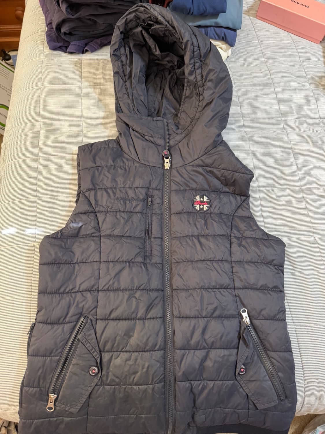 Spooks Navy Vest — image 1