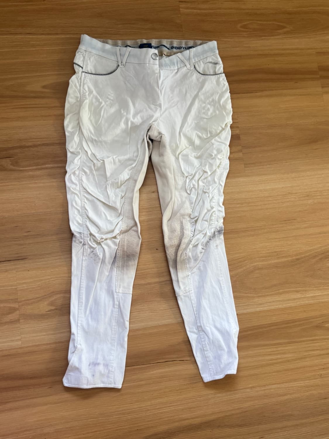 Giddyup White Breeches - size 12 — image 1