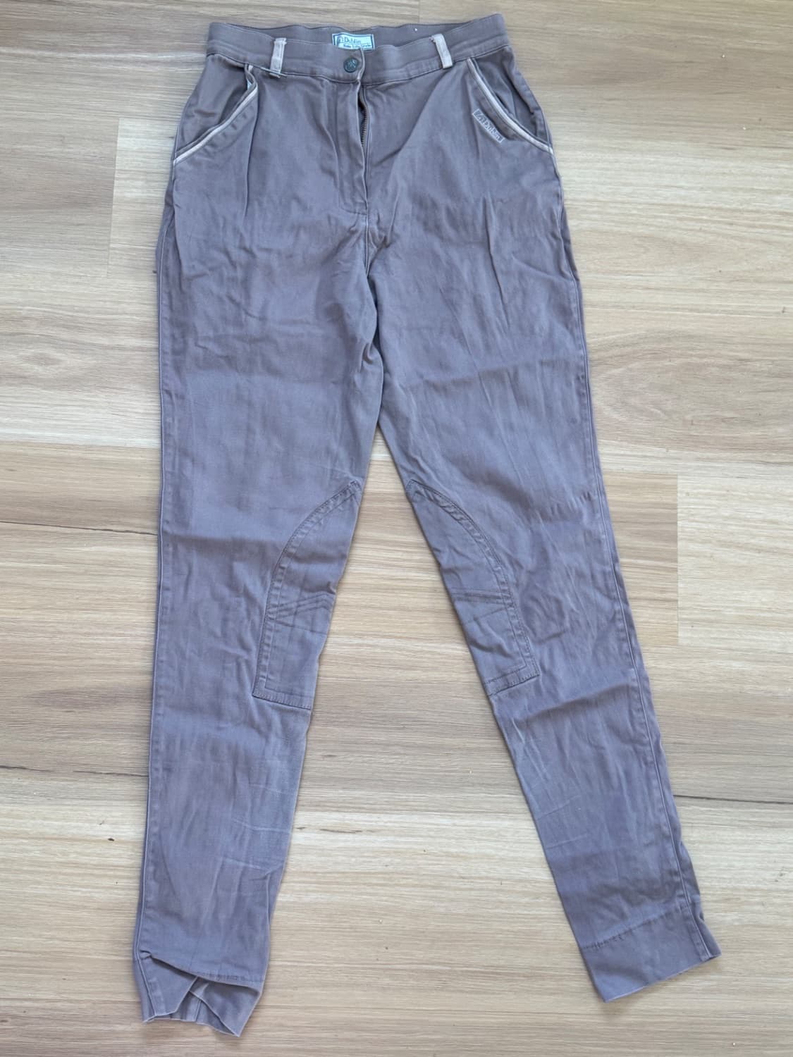 Dublin Classic style Cotton breeches - 10-12, dusky mauve — image 1