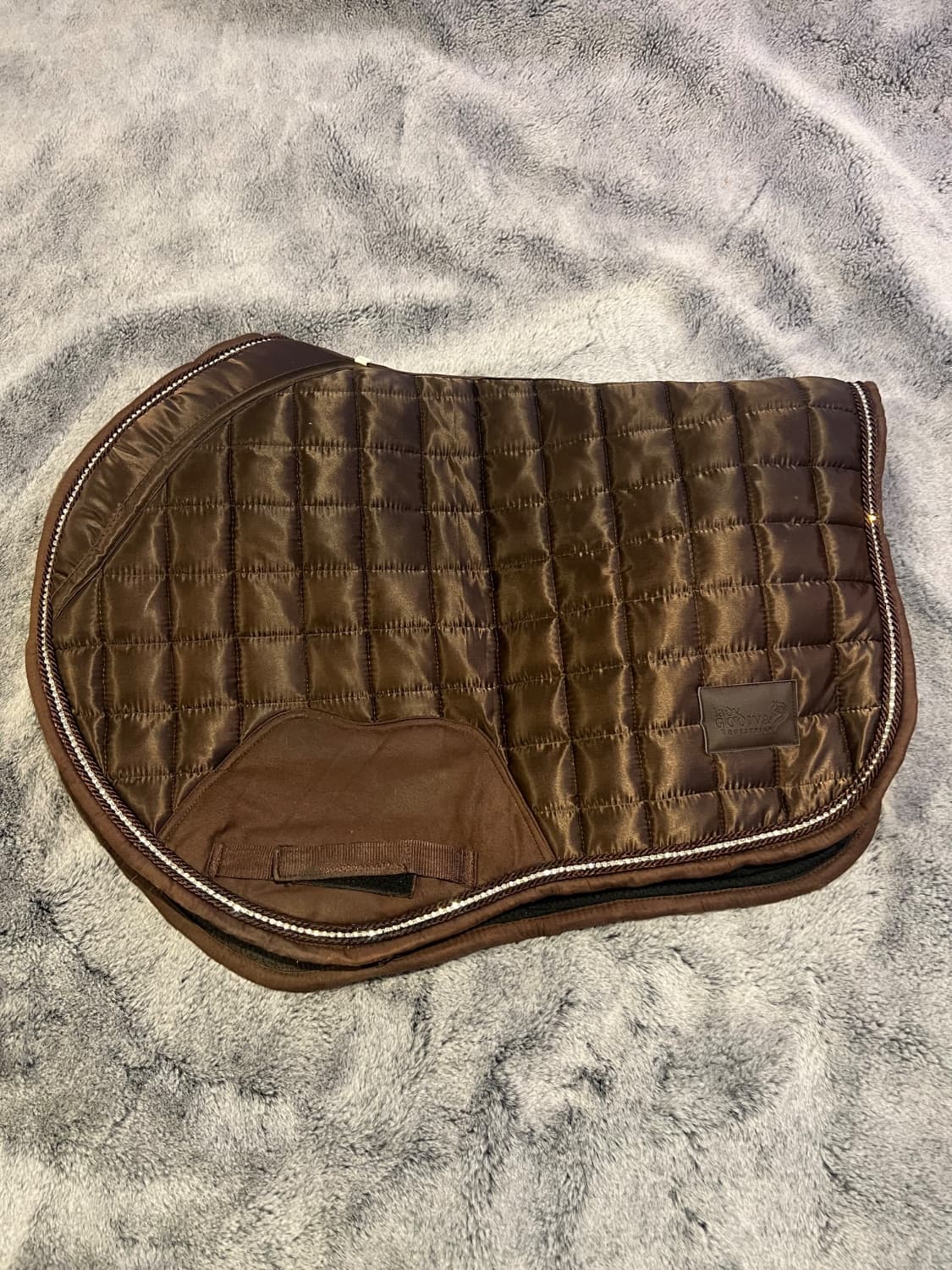 Lady Godiva Crystal ‘Cocoa’ Saddle Pad — image 1