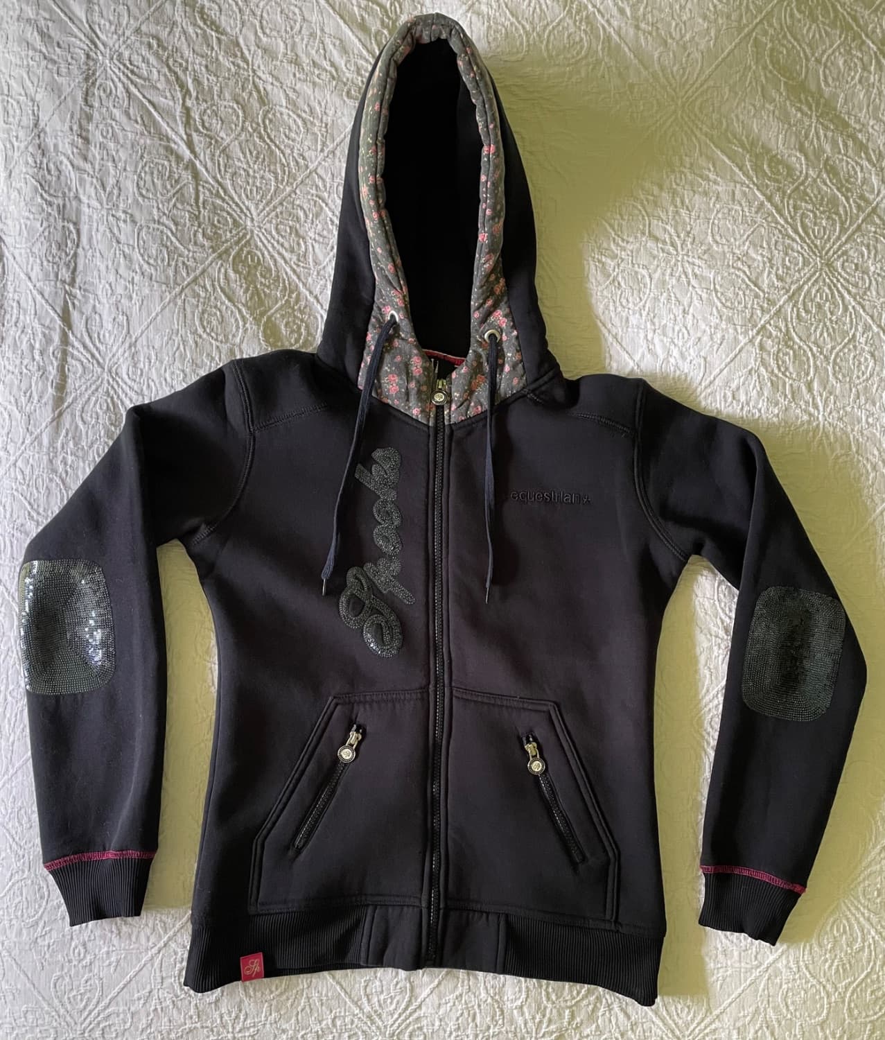 Spooks Equestrian Zip Hoodie Ladies Small — image 1