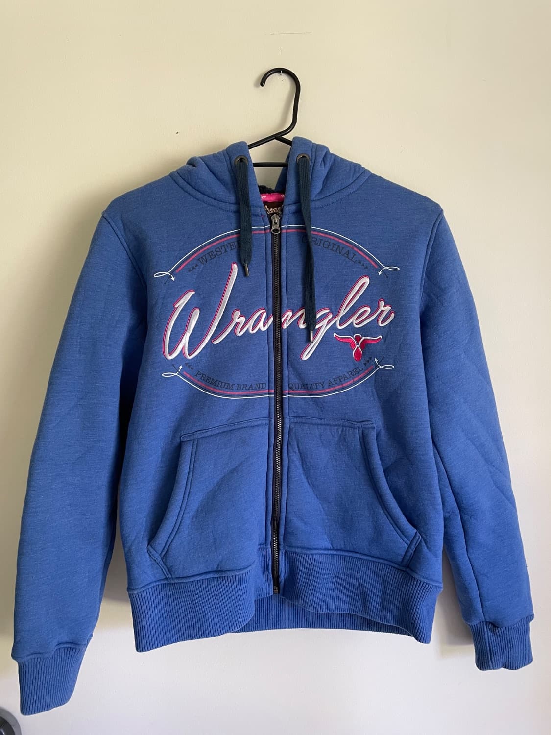 Wrangler Sherpa Zip Hoodie Ladies 10 — image 1