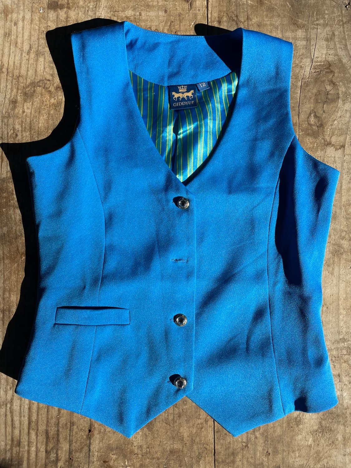 Giddy Up Girl Riding Vest Childs 12 — image 1