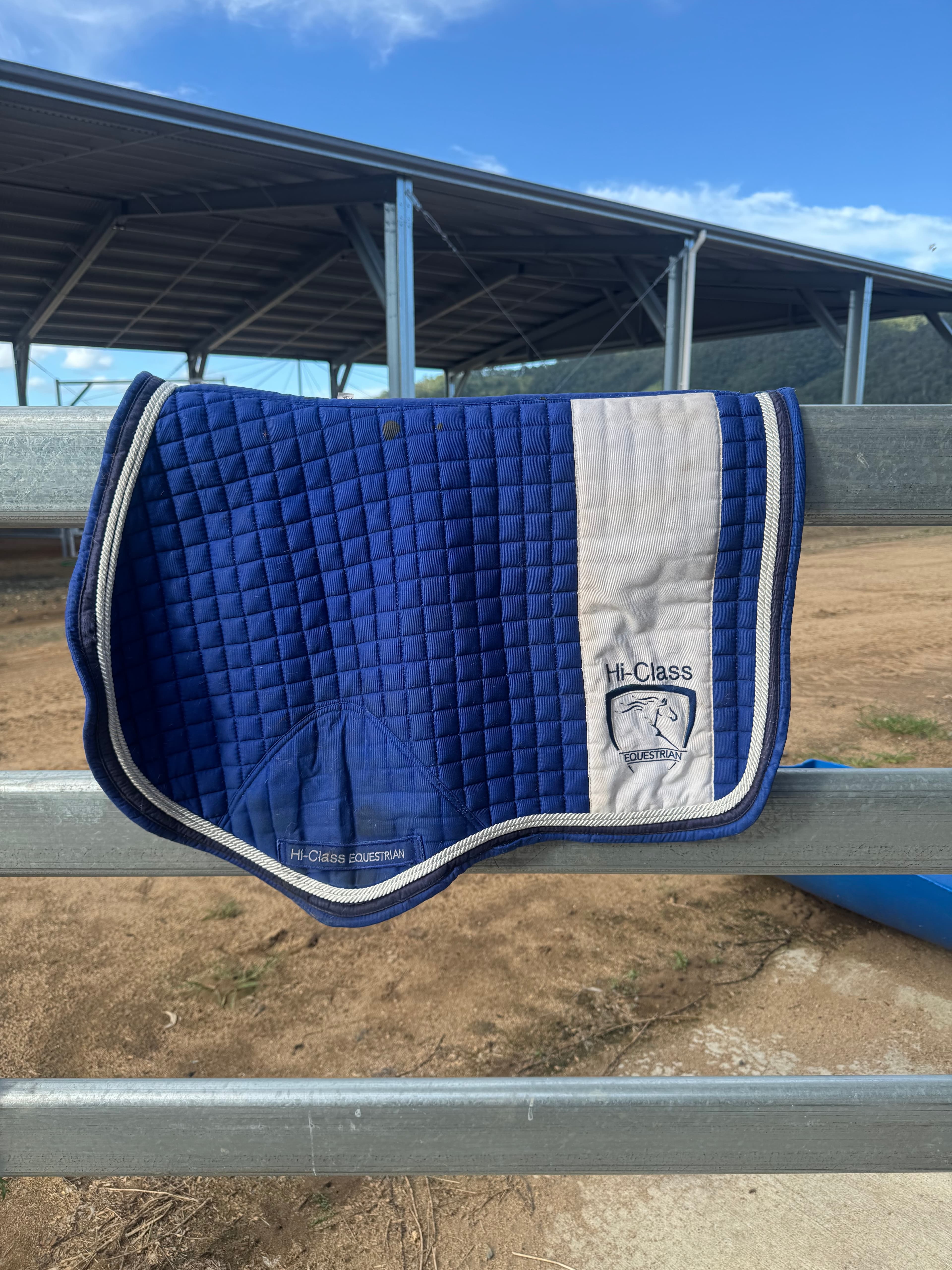 HiClass Equestrian Royal Blue Jump Saddle Pad