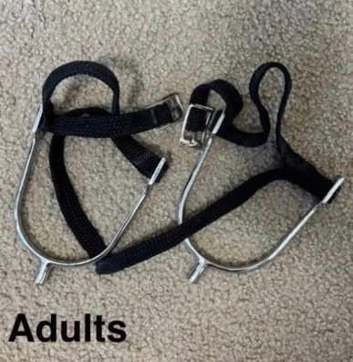 Knub Spurs with Straps — image 1