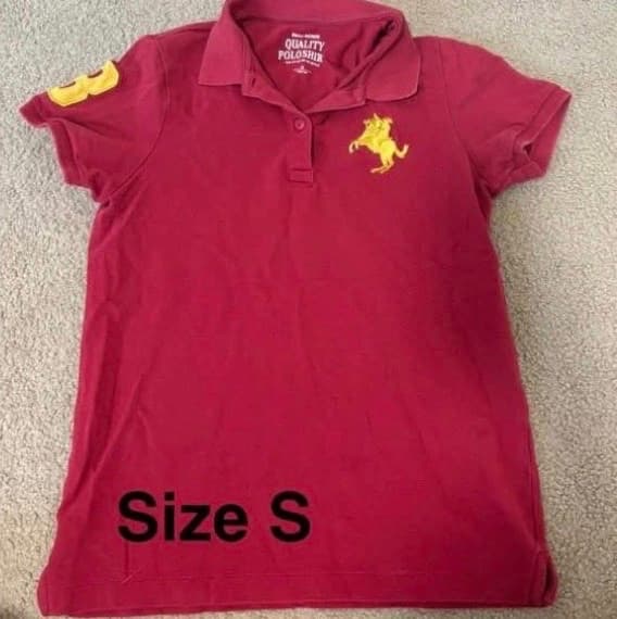 Red/Gold Polo Shirt — image 1