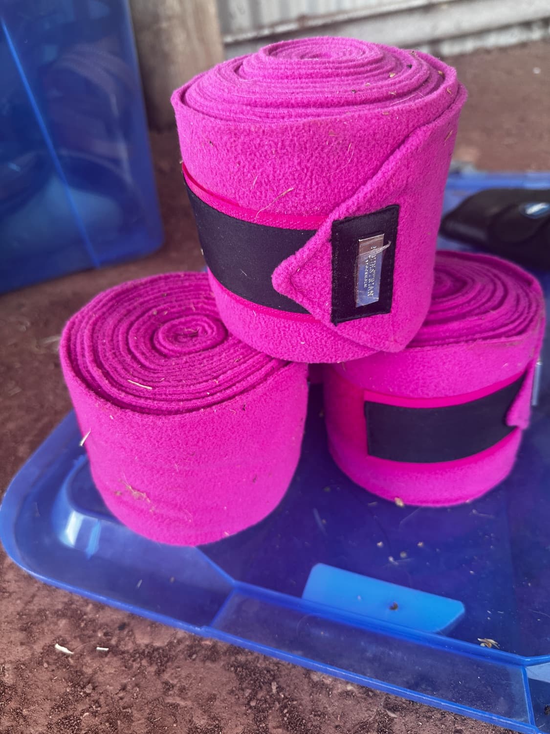 Equestrian Stockholm FADED FUCHSIA Polo Wraps — image 1