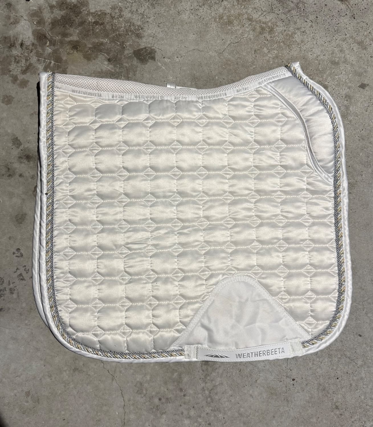 Pony White Dressage Pad — image 1