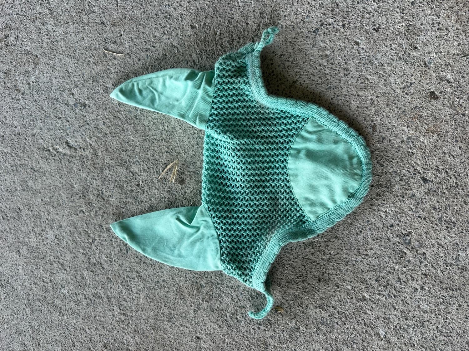 Mint green Weatherbeeta ear bonnet — image 1